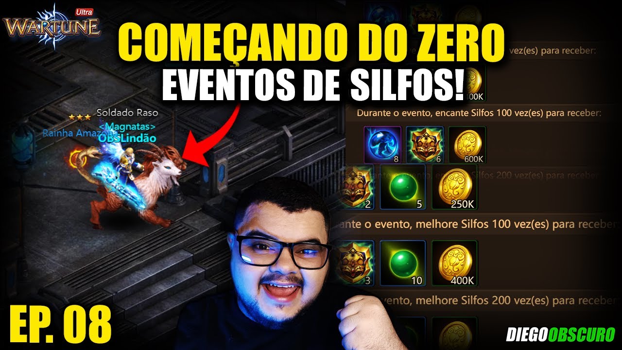 COMEÇANDO DO ZERO: Eventos de Silfos no Wartune Ultra - EP. 08