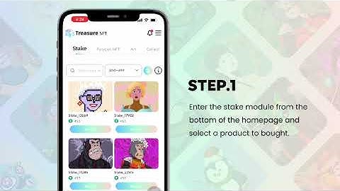 How to Stake in Treasure NFT