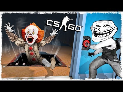 Видео: ТРОЛЛЬ ЛОВУШКА vs КЛОУН МАНЬЯК В CS:GO!!!