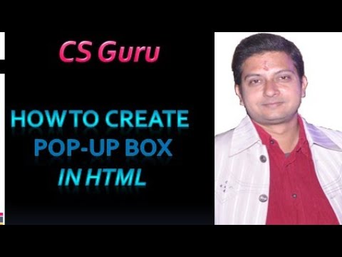 HTML Programming| Create a popup box in HTML| password box in HTML| HTML
