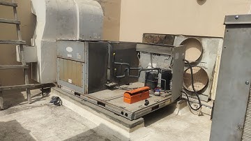 carrier package unit condenser coil and evaporator coil changing | carrier package unit repair job