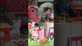 Decoração de Festa Fazendinha Vermelha #decoracaodefestainfantil #festainfantil #decoração Decoração de Festa Fazendinha Vermelha #decoracaodefestainfantil #festainfantil #decoração