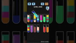 solve and solution water color sort game level 2000 screenshot 4