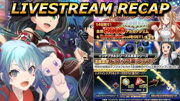 THE BEST 8TH ANNIVERSARY EVER? LINK SKILL, NEW FLOOR AND MORE! | Livestream Recap | SAOIF