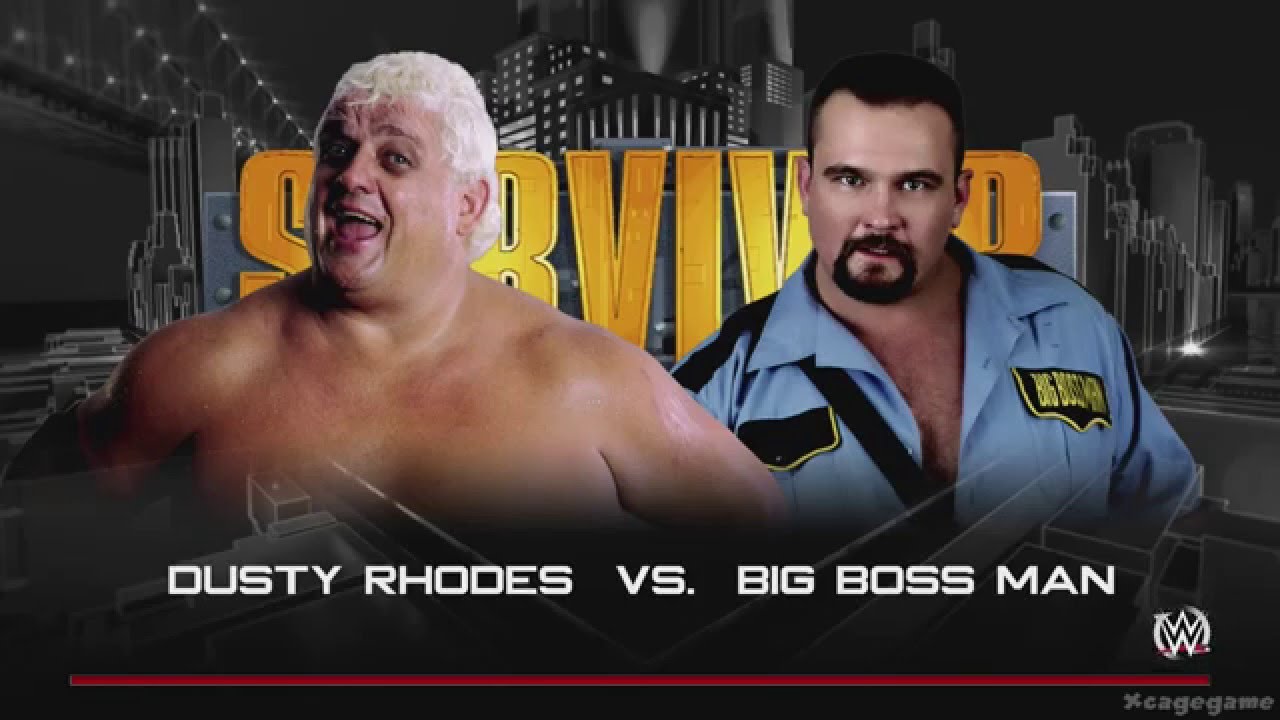 WWE 2K16 - Legends DLC - Dusty Rhodes vs Big Bossman [ HD ] - YouTube