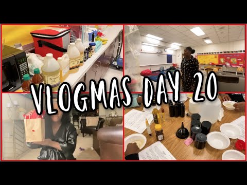 TEACHING THE GIRLS HOW TO MAKE HAIR PRODUCTS + OPENING MY SECRET SANTA GIFTS | VLOGMAS DAY #20 - TEACHING THE GIRLS HOW TO MAKE HAIR PRODUCTS + OPENING MY SECRET SANTA GIFTS | VLOGMAS DAY #20