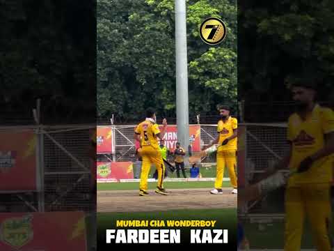 MUMBAI CHA WONDERBOY FARDEEN KAZI#cricketgame #britishpolitician