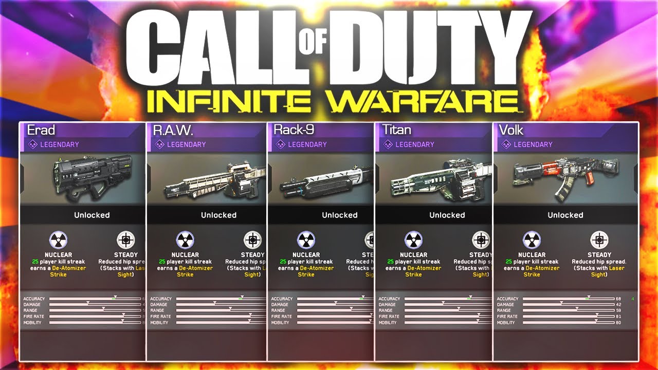 5 NEW "NUKE VARIANTS" in INFINITE WARFARE that MUST be ADDED to the QUARTERMASTER! (NEW IW DLC)