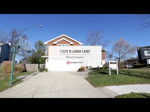 1329 N Lama Lane, Mount Prospect, IL home video tour