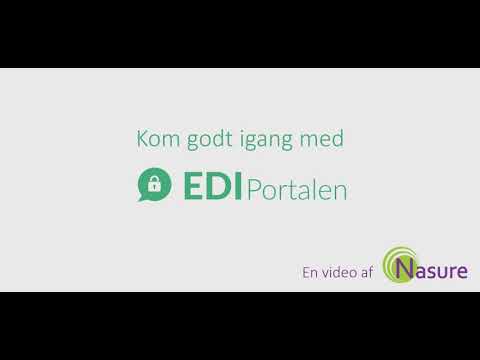 Kom godt igang med EDI Portalen