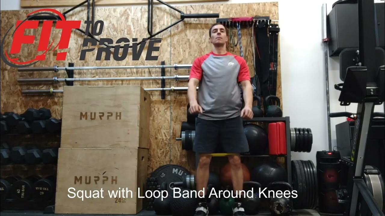 Squat with Loop Band Around Knees YouTube