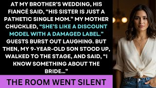 At My Brother’s Wedding, His Bride Insulted Me—Then My 11 Year Old Son Took the Mic And…