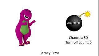 Barney Error 95 Screenshot (Updated)