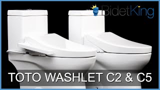 TOTO WASHLET C2 & C5 Bidet Toilet Seat Review Video | BidetKing.com