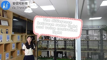 The difference between radar light and induction light