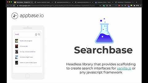 Searchbase: A headless JavaScript library for creating search experiences