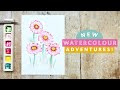 Easy Watercolour Morrocan Daisies!