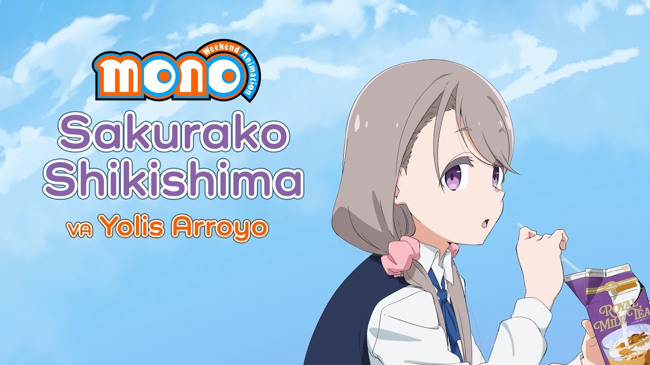 mono | ENGLISH DUB CHARACTER TRAILER - Sakurako Shikishima - YouTube