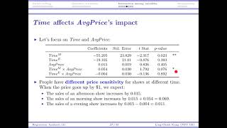 Famous [Statistics] Lecture 8: Regression Analysis (2) #4 Interaction among variables Wealth