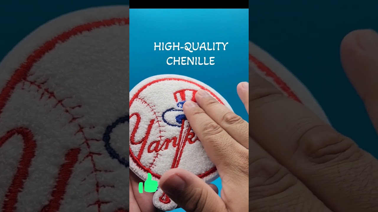 NEW YORK YANKEES CHENILLE IRON-ON PATCH AVAILABLE NOW EBAY JLREN-49  