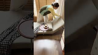 1人掛けソファベッド｜省スペースでくつろぎも睡眠も#sofa #sofabed #ソファベッド #省スペース家具 #shorts #cuumy