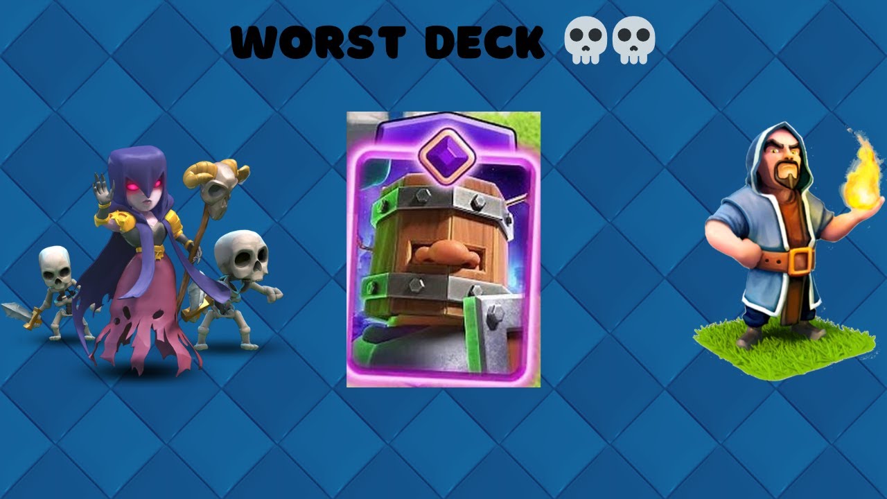 The WORST DECK In Clash Royale 😂😂 YouTube