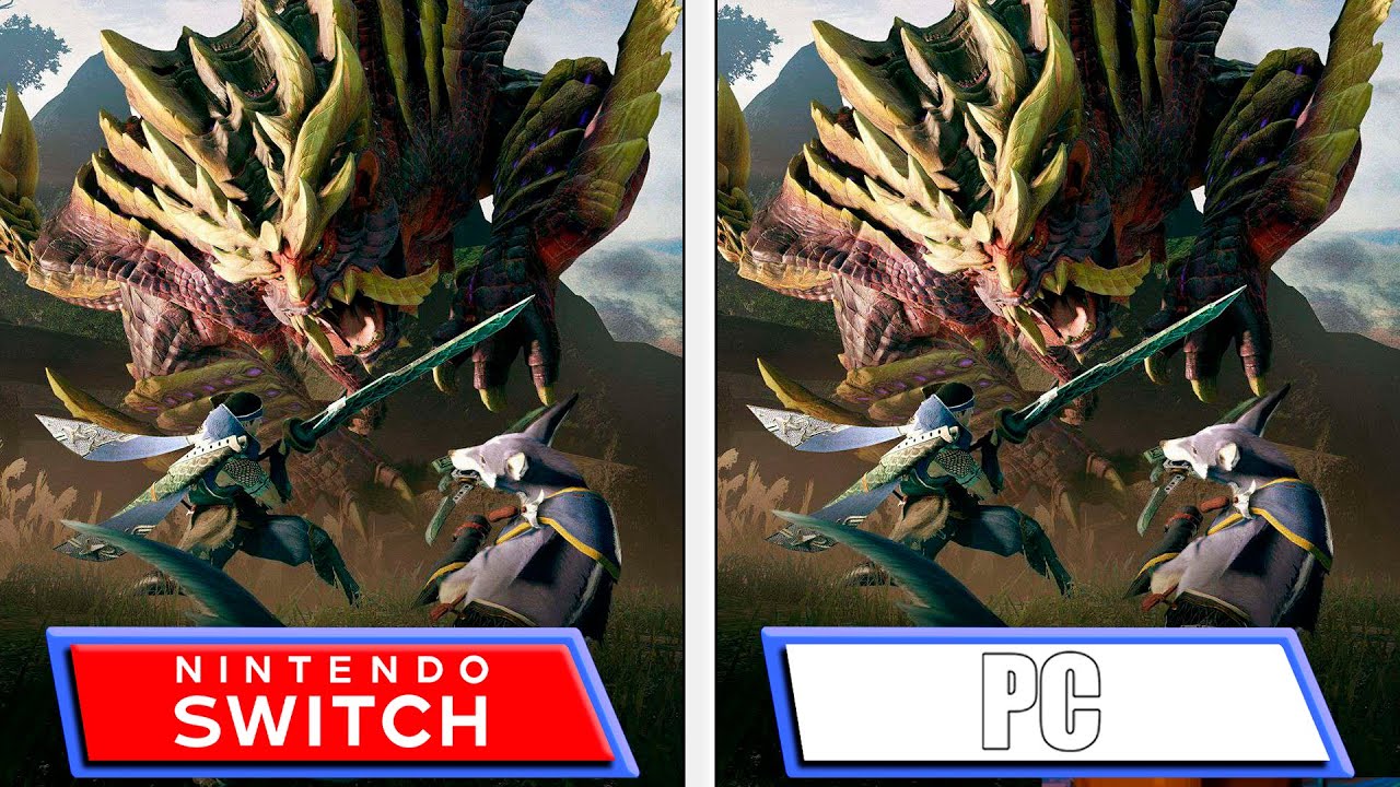 Comparing Monster Hunter Rise and Monster Hunter World