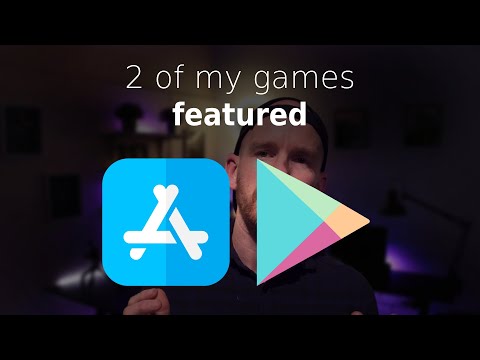 Two of my games was FEATURED on App Store and Google Play