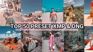 TOP 50 PRESET XMP & 37 PRESET DNG | LIGHTROOM MOBILE/PC