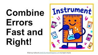 Celebrity How combine instrument uncertainty with sampling variability? Profile