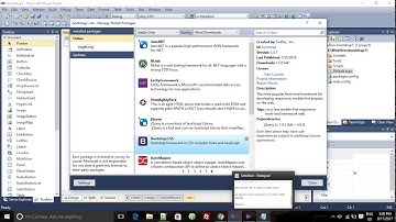 how to install bootstrap on visual stdio 2010 and run it