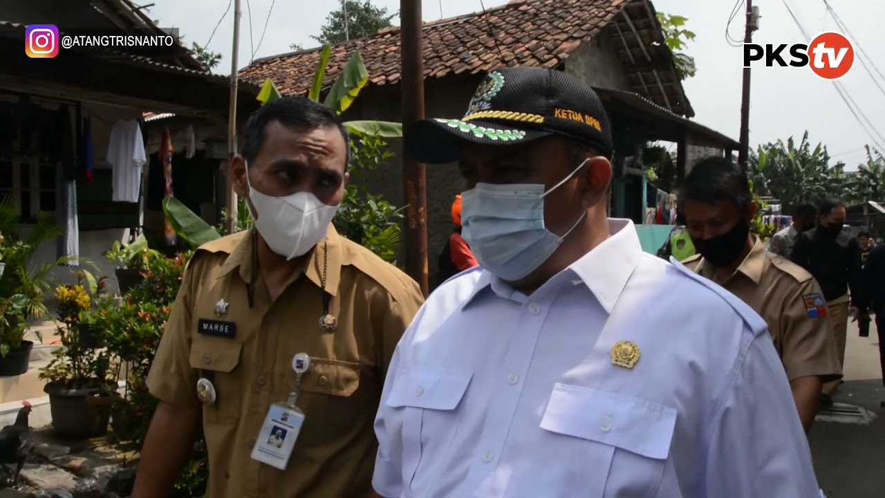 TANGGUL JEBOL  DI RW 13 CIPARIGI DAN BANJIR DI PERUMAHAN CIPARIGI INDAH