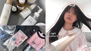 night routine🌟🧴 | lewkin haul, skincare routine, gurwm 🩰