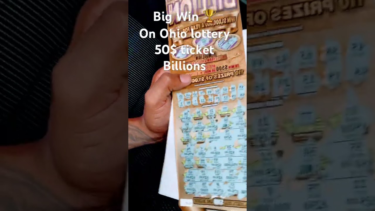 Big Win Ohio lottery scratch off ticket