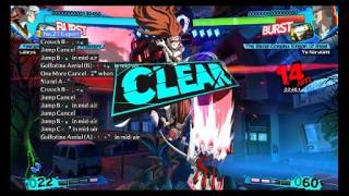 Labrys combo 21 Persona 4 Arena ULTIMAX