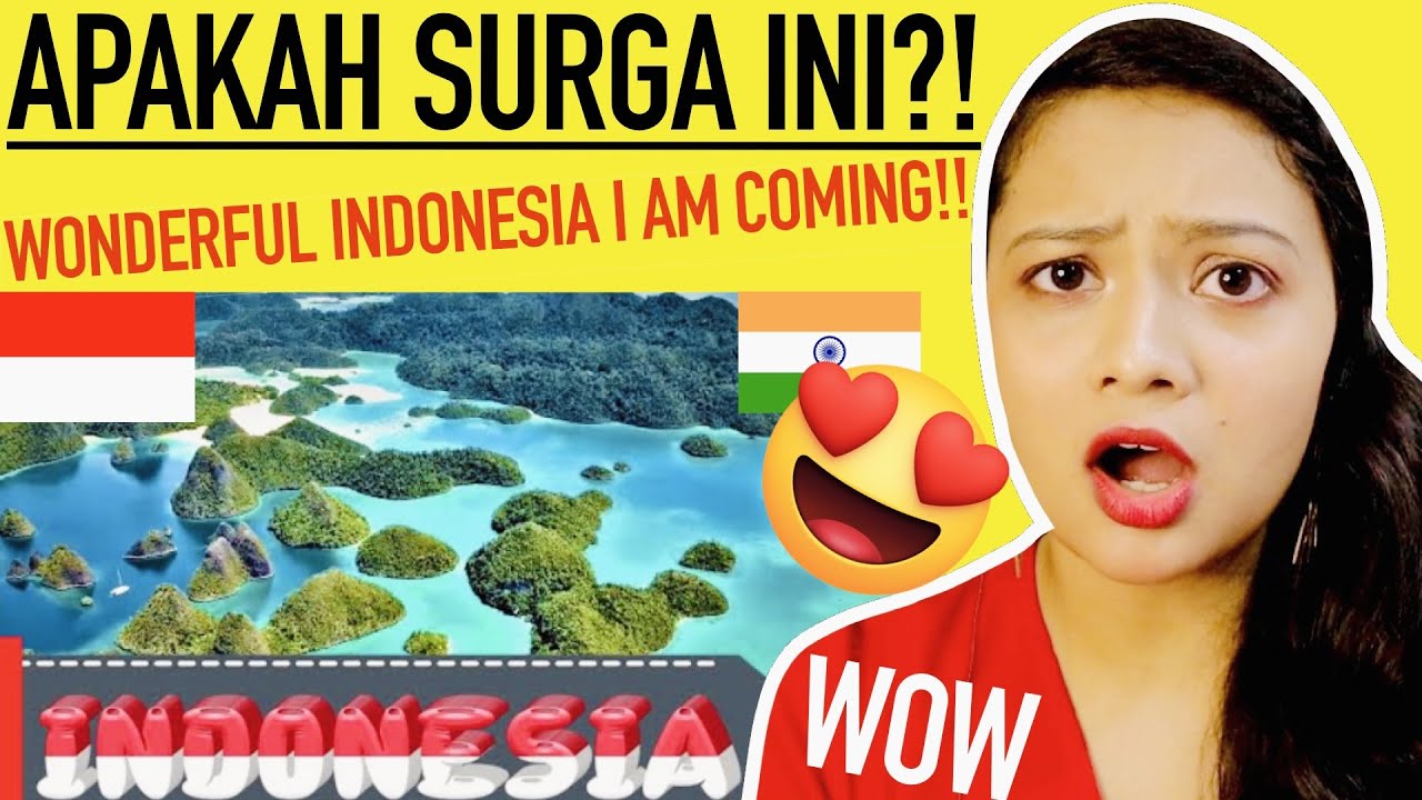 (FIRST TIME) Indian react to Wonderful Indonesia : Emerald of the Equator | REACTION !!