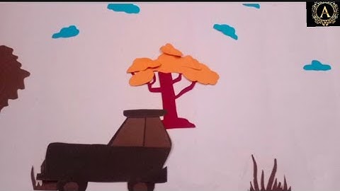 How to create Save trees stop motion animation #stopmotionanimation #stopmotionfilm #createanimation