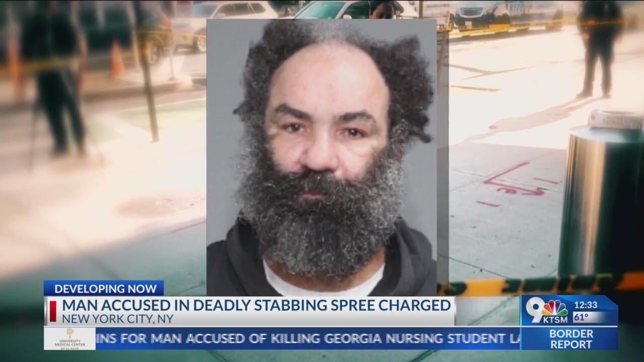 Man is charged with murder after 3 are stabbed in New York City rampage ...