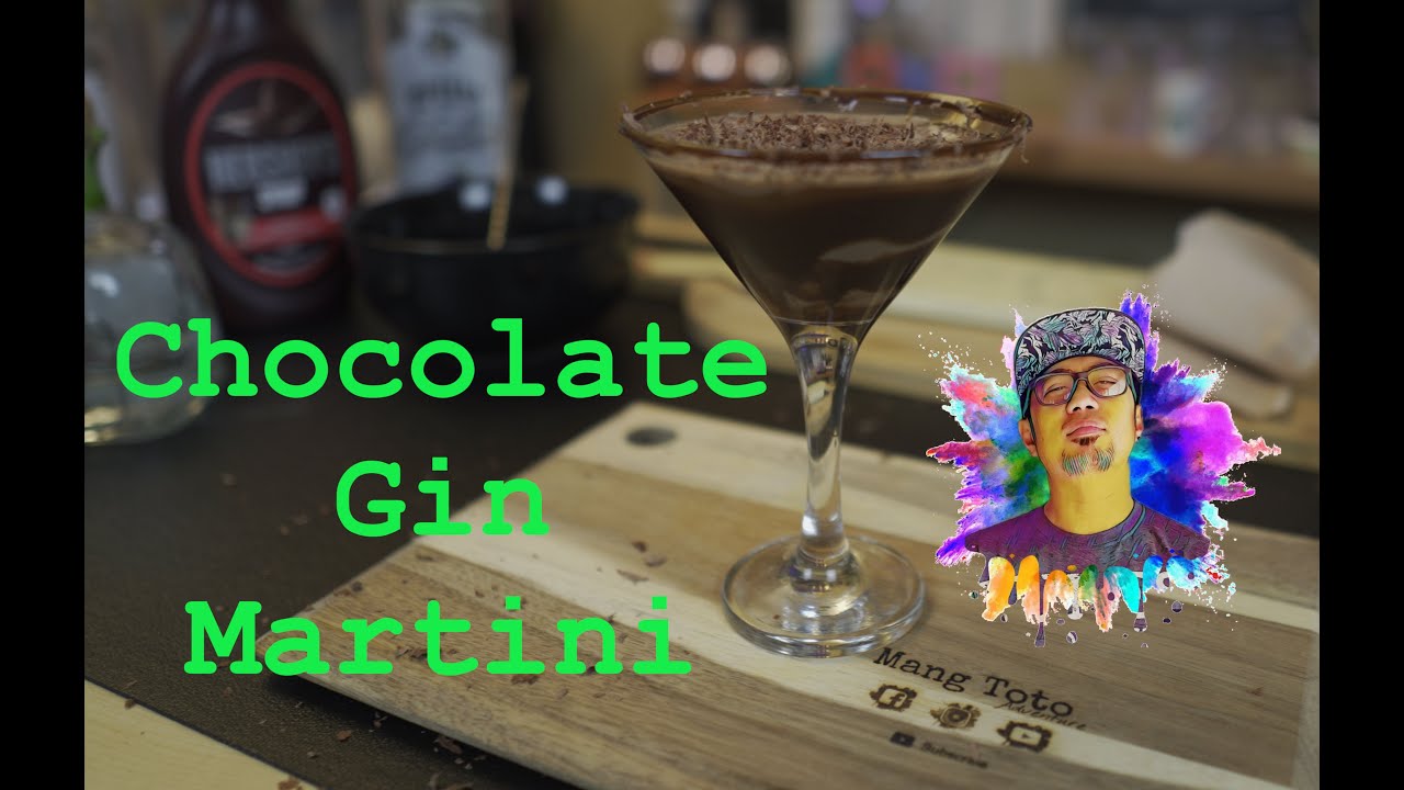 Chocolate Gin Martini l Easy Dessert Cocktails l 