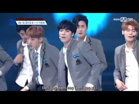 PRODUCE 101 season2 - 나야나 (PICK ME) Türkçe Altyazılı