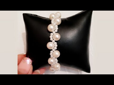 როგორ დავამზადოთ 5 წუთში მარგალიტის სამაჯური/ნინიას მასტერკლასი