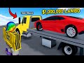 The COPS towed a $1,000,000 LAMBORGHINI.. Rich Guy Was MAD! (Roblox)