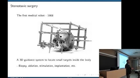 SYSC 4206 - Lecture 1 - Introduction to surgical robotics