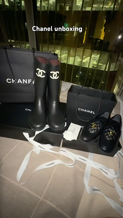 #Chanel winter shoes unboxing
