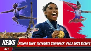 Simone Biles' Epic Comeback: Leading USA to Gold at Paris 2024 Olympics | Inspirational Gymnastics Profile