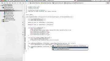 IOS Swift tutorial: multiple tableview in swift