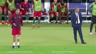 Cristiano Ronaldo  Attack Fernando Santos Funny