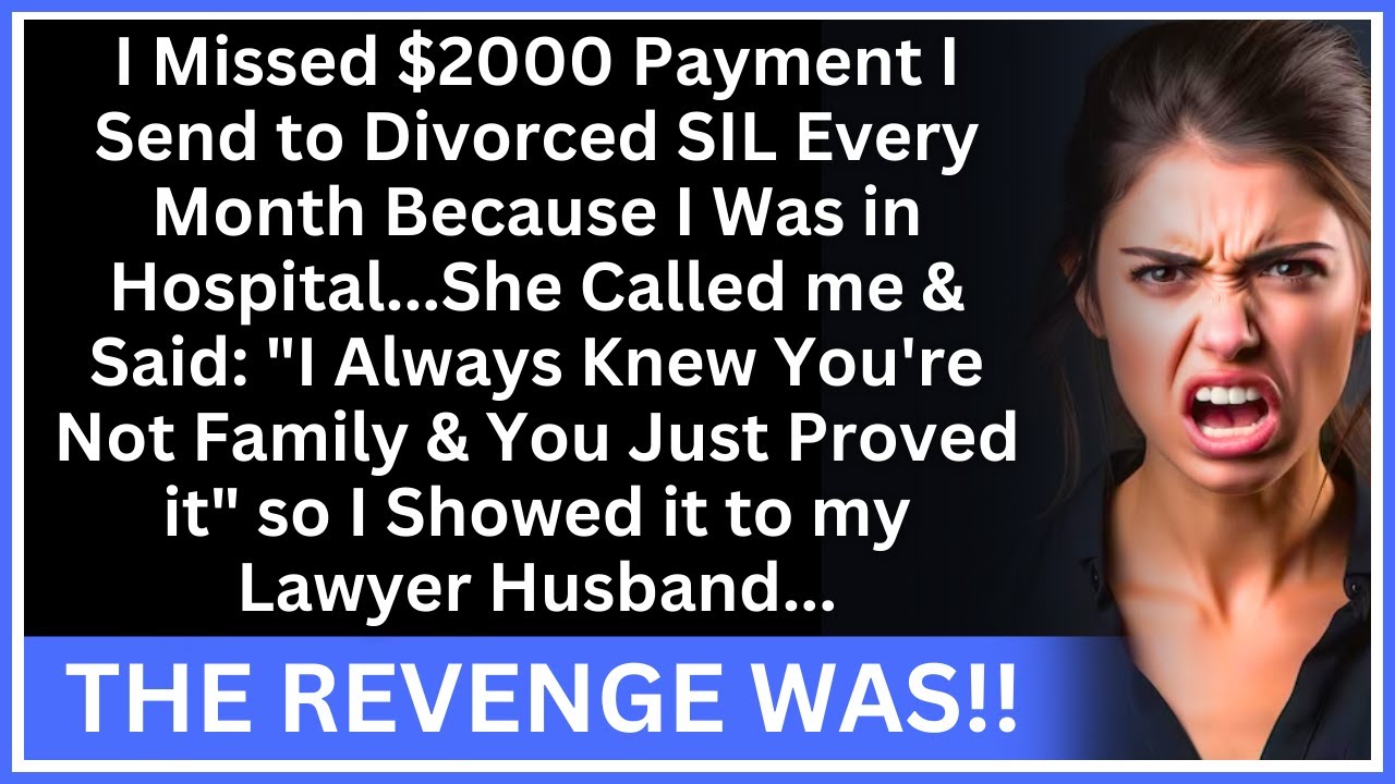 I Missed 2000 Payment I Send to Divorced SIL Every Month Because I Was