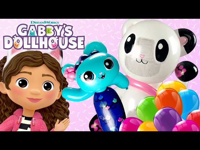 Building More Balloons with Gabby & Friends! | GABBY'S DOLLHOUSE | Netflix class=