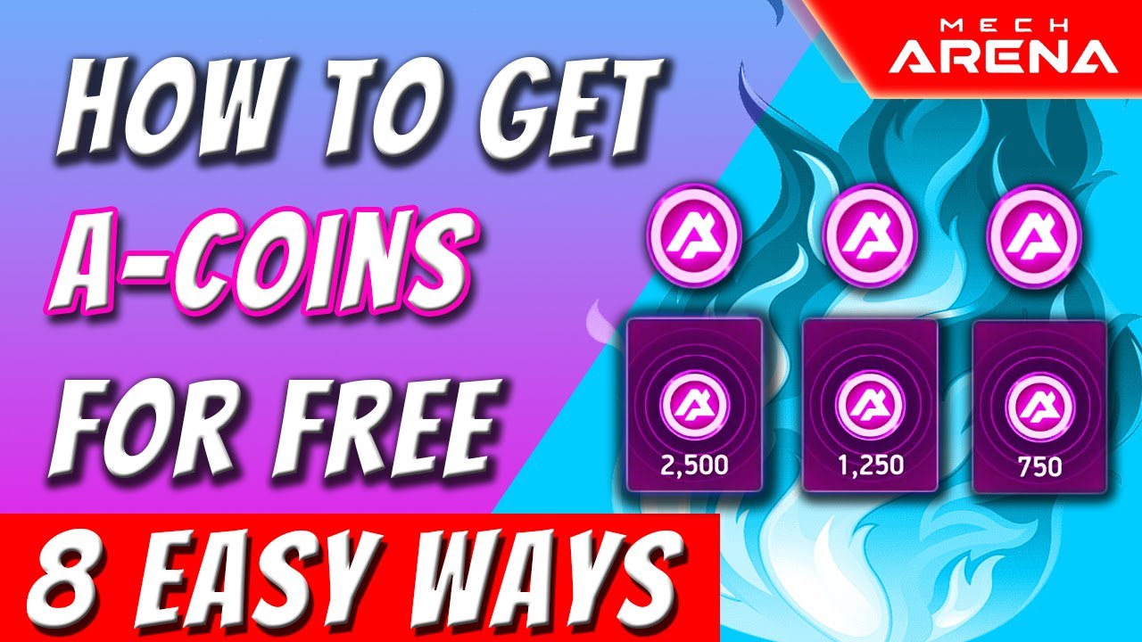 How to get ACoins for Free? Mech Arena 8 Easy
